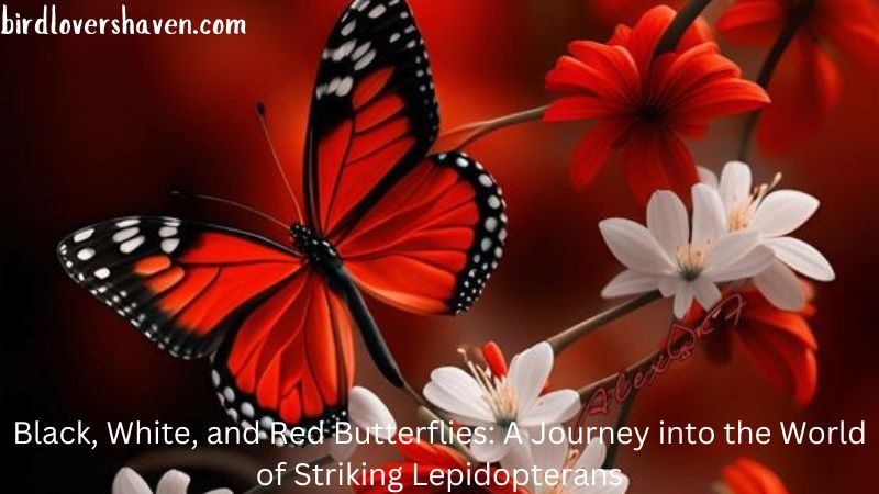 Black White Red Butterfly: A Journey into the World of Striking Lepidopterans [2024]